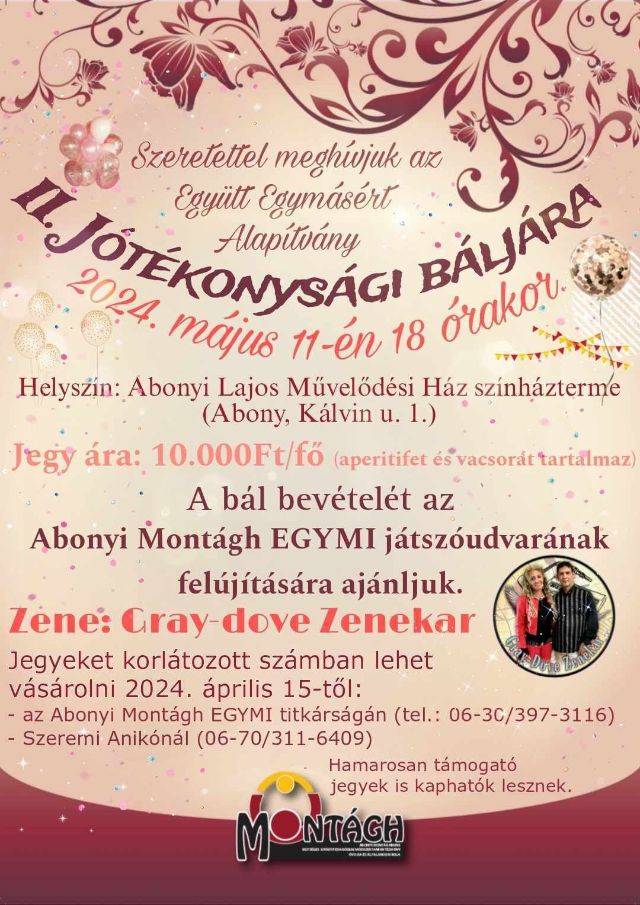 II. Jótékonysági Bál - Abony